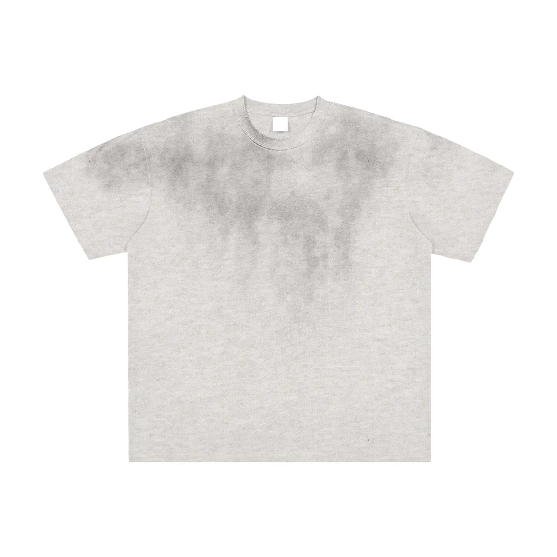 Vintage Washed Frayed T-Shirt - Grey
