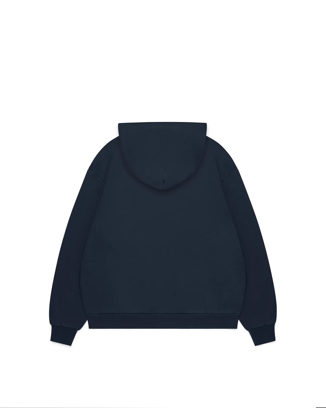 Empulse™ Premium Heavyweight Hoodie in navy blue, back view