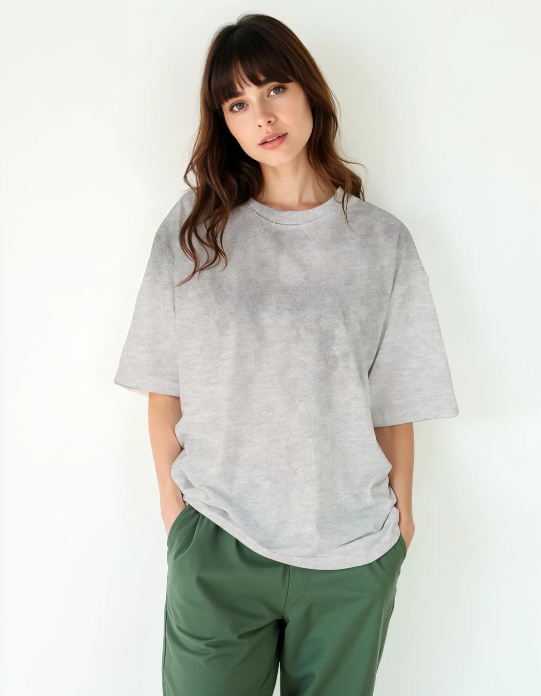 Vintage Washed Frayed T-Shirt - Grey