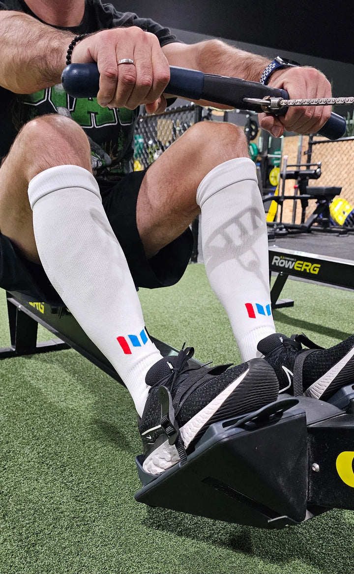 Compression Socks White 7-12US | ACE25