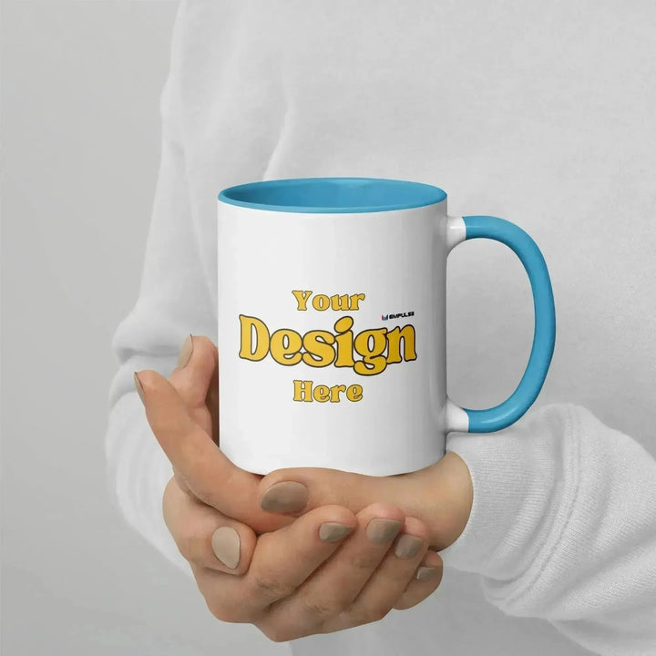 Ceramic Mugs with Colored Rim, Handle, and Interior – 11oz & 15oz - Empulse Sports