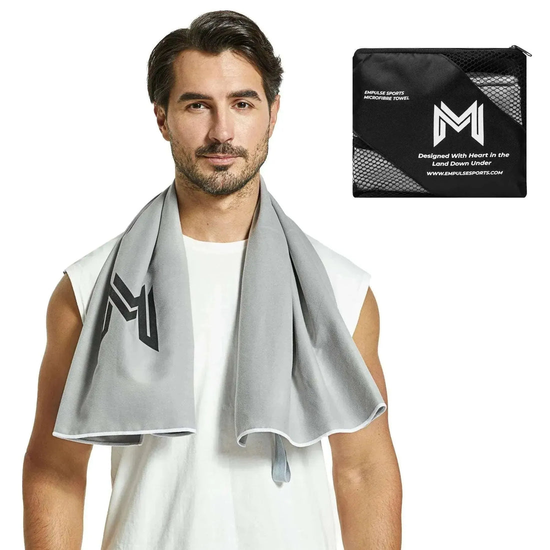 Gym Towel - Carbon Cool Grey - Empulse