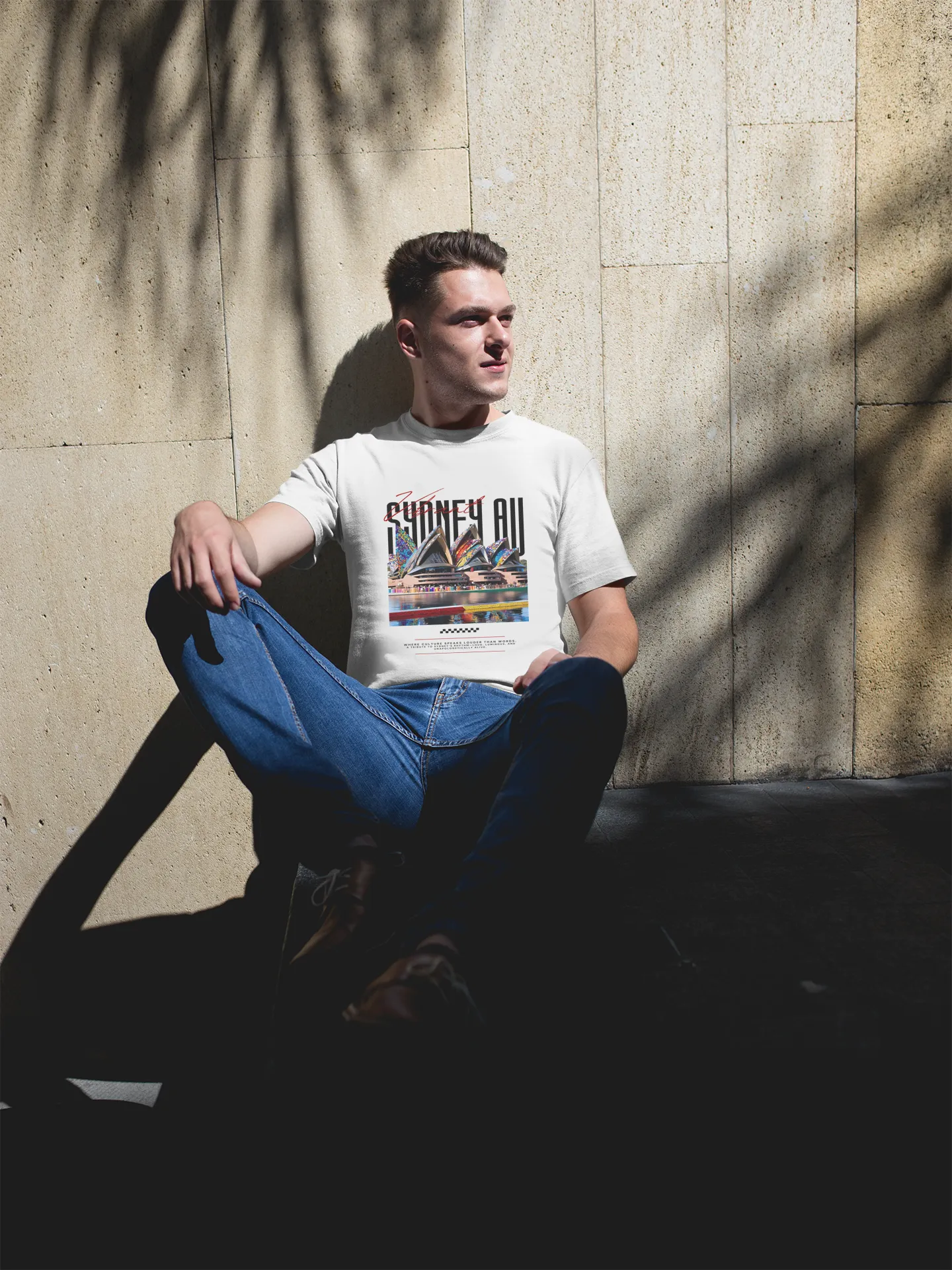 Men's staple tee - Vibrant City