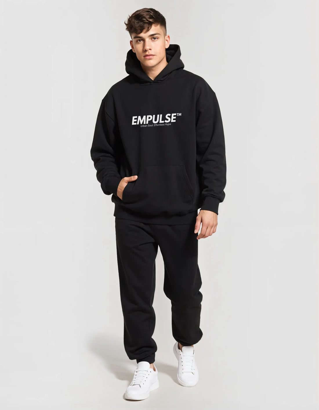 Empulse™ DNA Oversized Hoodie - Urban Black