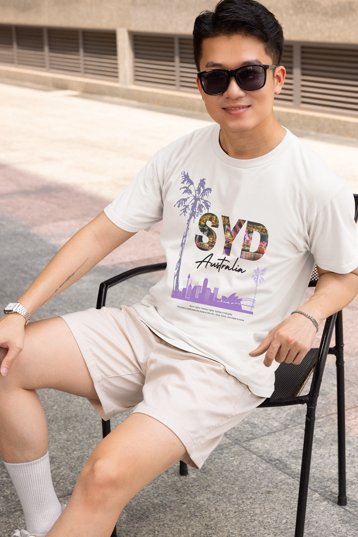 Men's staple tee - Sydney White