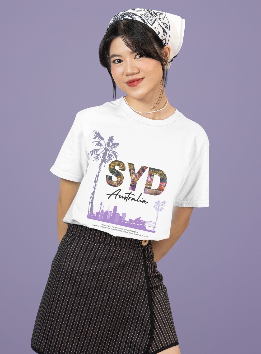 Men's staple tee - Sydney White