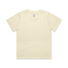 Custom Women's Martina Tee 4006 in Butter — relaxed drop shoulder, front view
