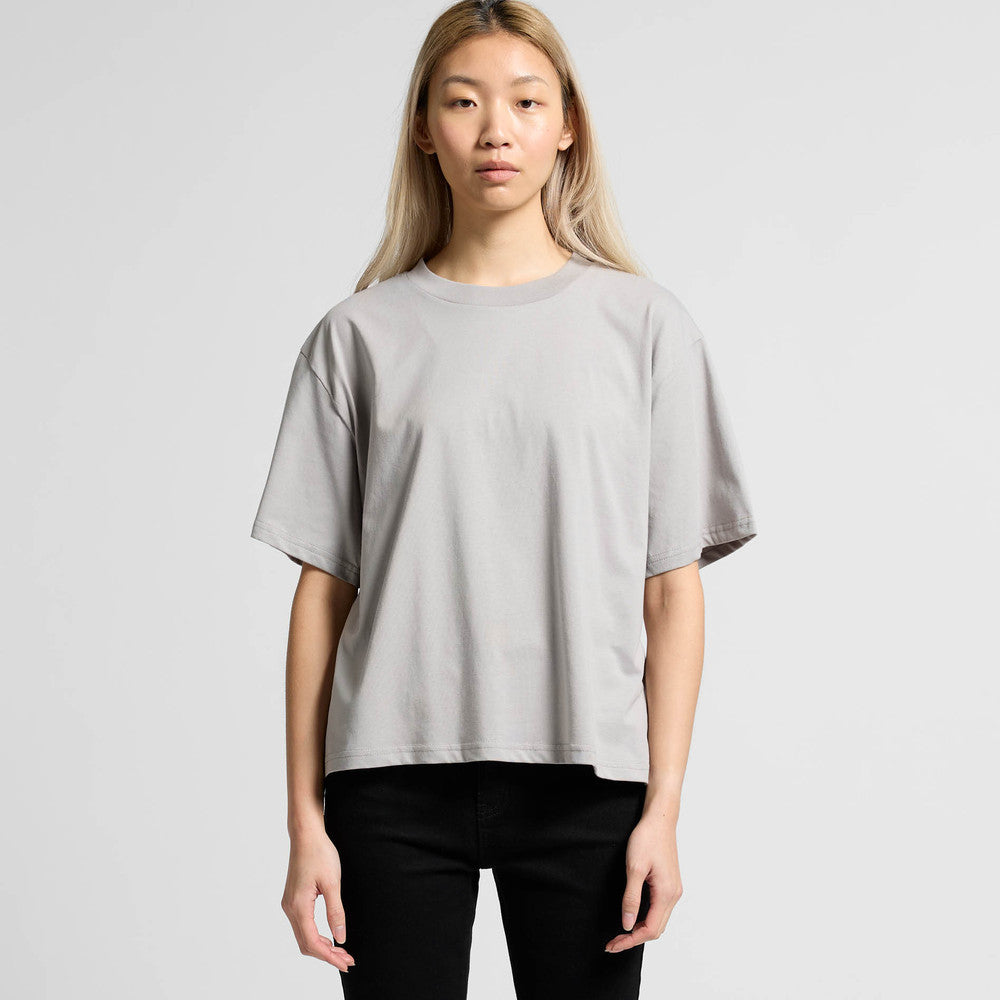Custom Women's Martina Tee 4006 — main product image, relaxed drop shoulder, 180 GSM combed cotton
