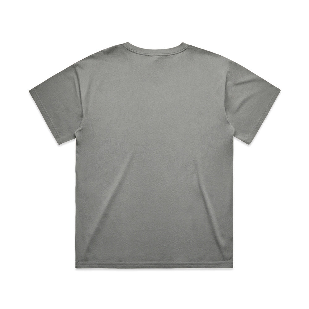 Custom Women's Martina Tee 4006 in Shadow Gray — back view