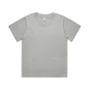 Custom Women's Martina Tee 4006 in Storm — relaxed drop shoulder, front view