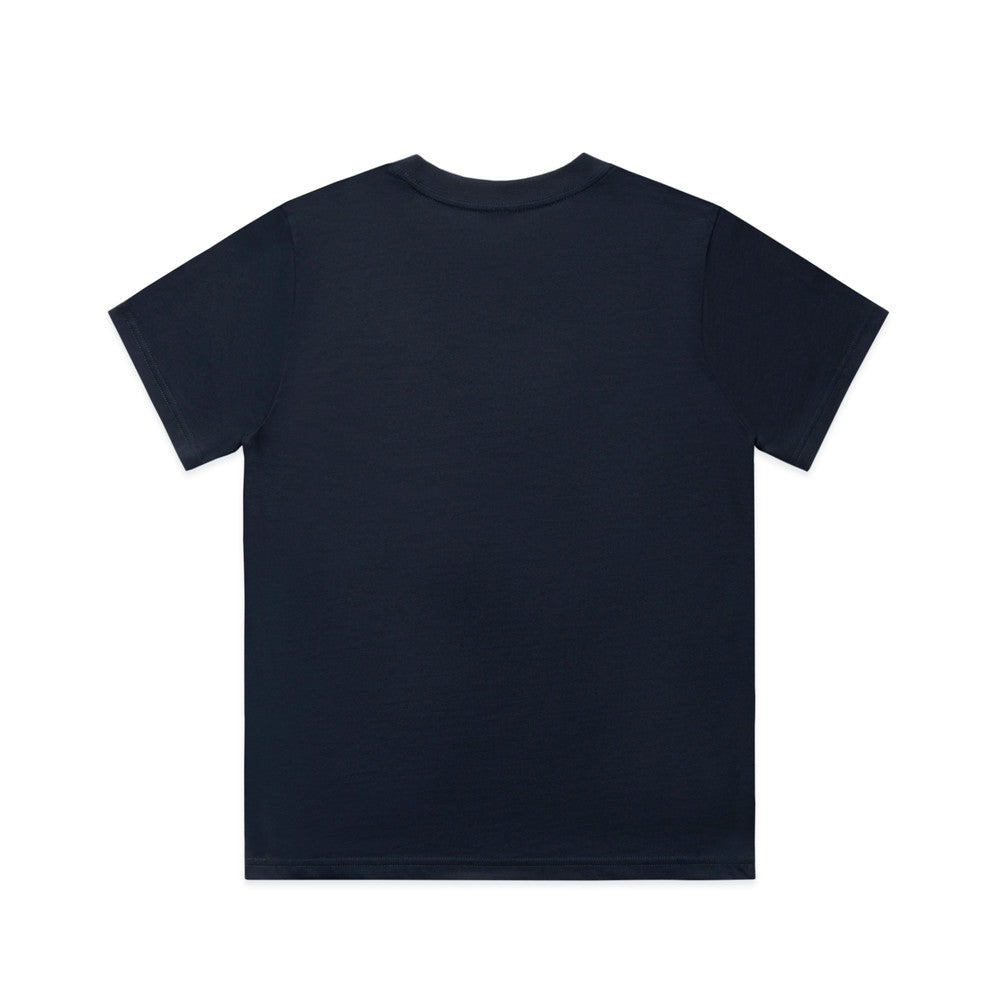 Custom Women's Classic Minus Tee 4079 in Navy — back view
