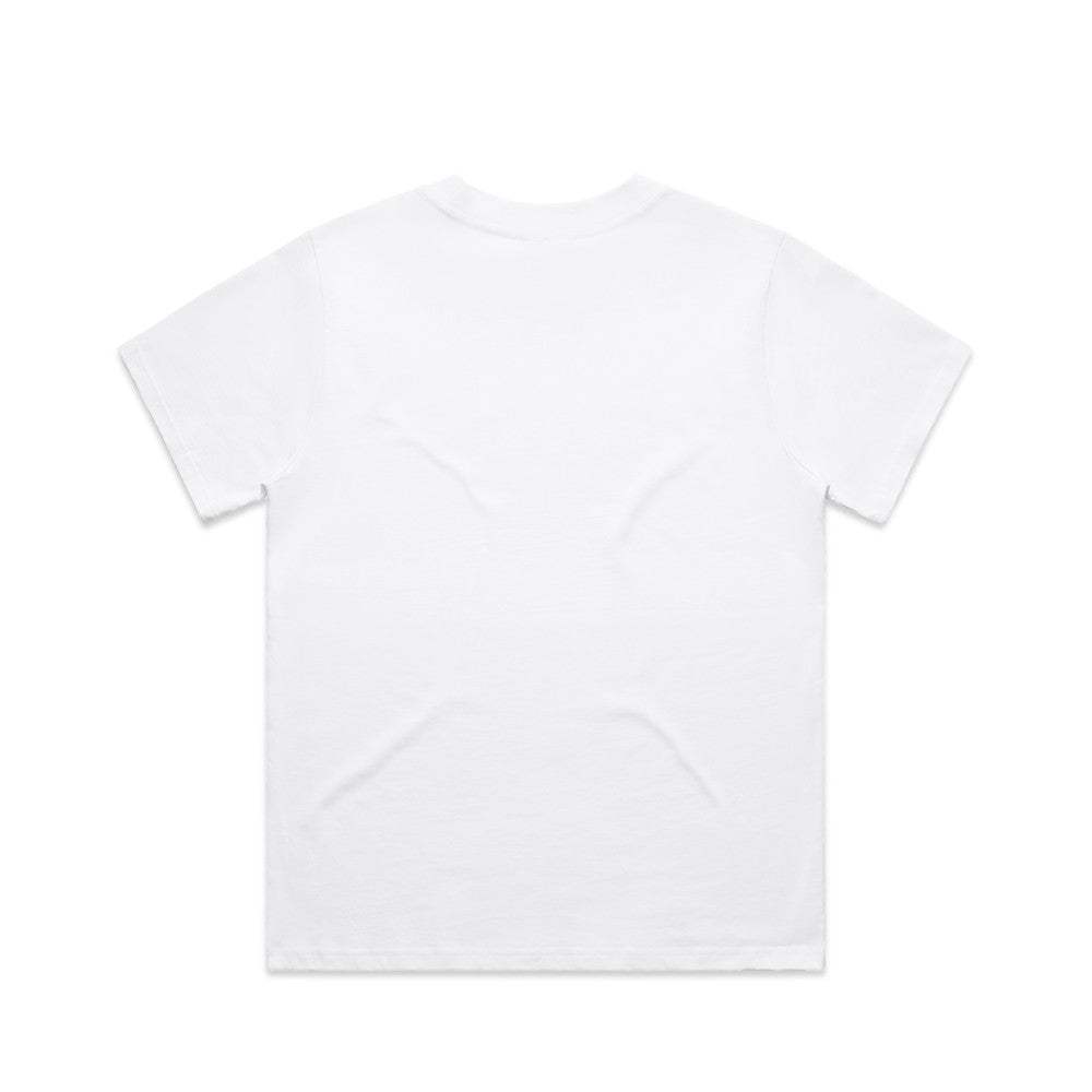 Custom Women's Classic Minus Tee 4079, three-quarter view showing relaxed fit silhouette