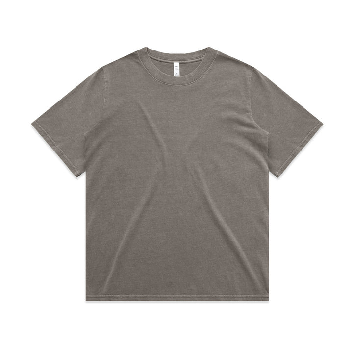 Custom Women's Heavy Faded Tee 4082 in Grey — front view