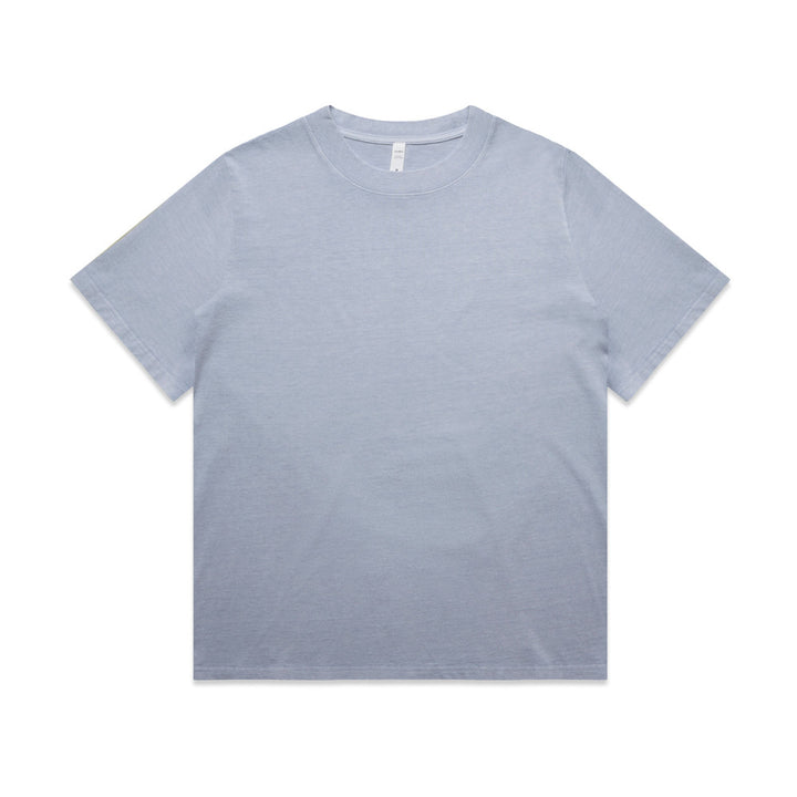 Custom Women's Heavy Faded Tee 4082 in Powder — front view