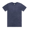 Custom Stone Wash Tee 5040 in Navy — regular fit, stone wash finish, front view