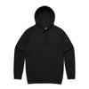 Custom Supply Hoodie 5101 in Black — regular fit, front view