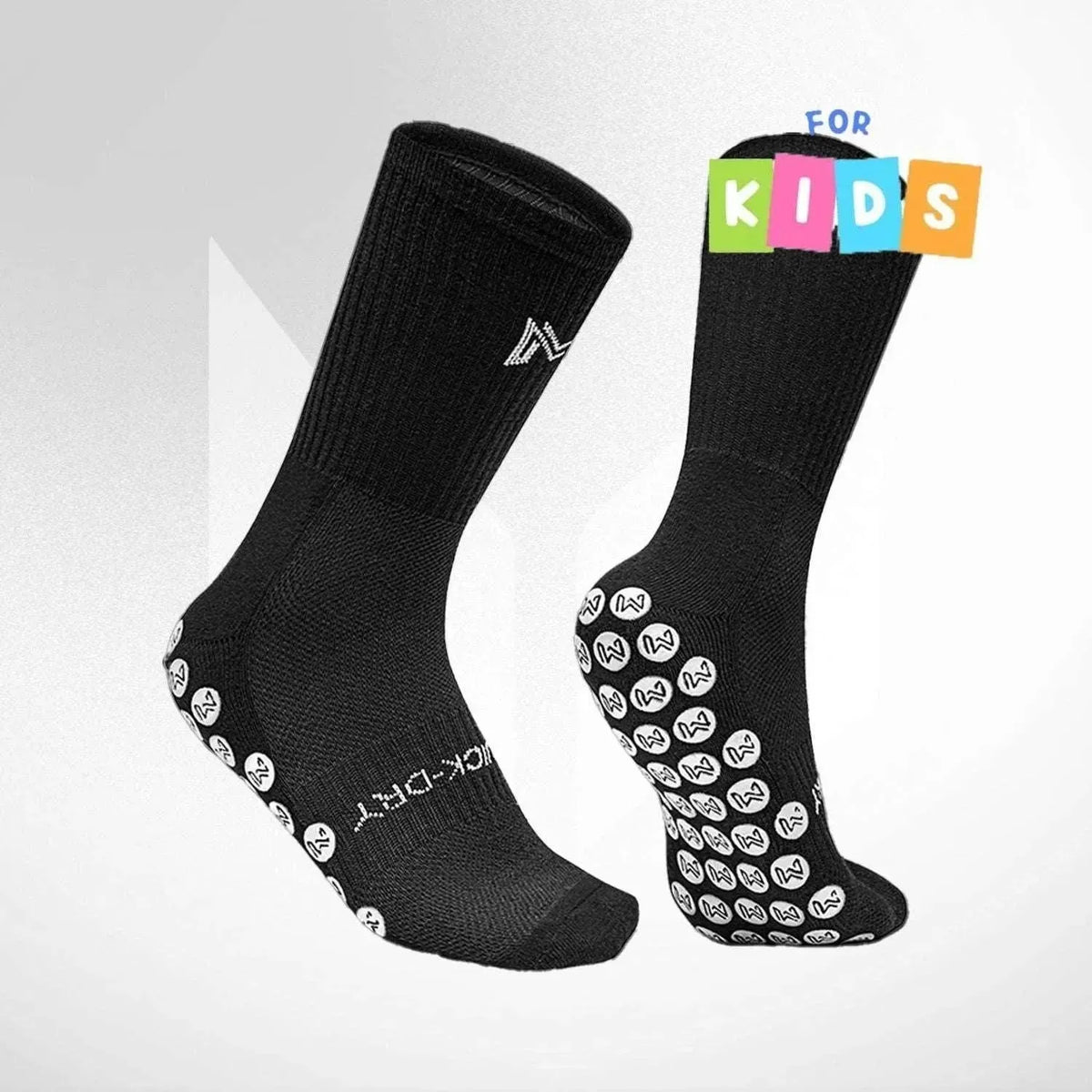 Kids' Grip Socks Black – Elite Non Slip Socks for Active Children