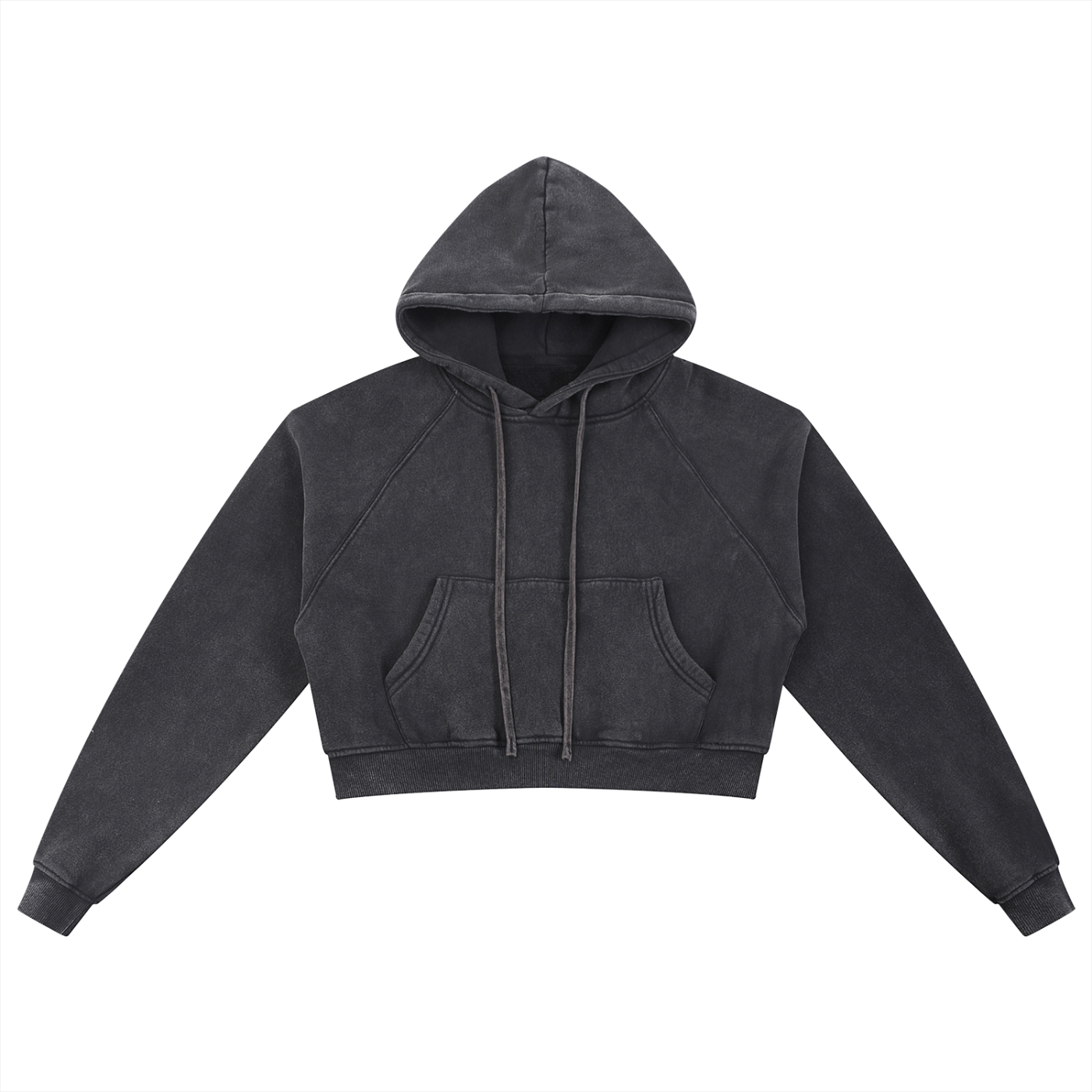 Black hoodie on a white background