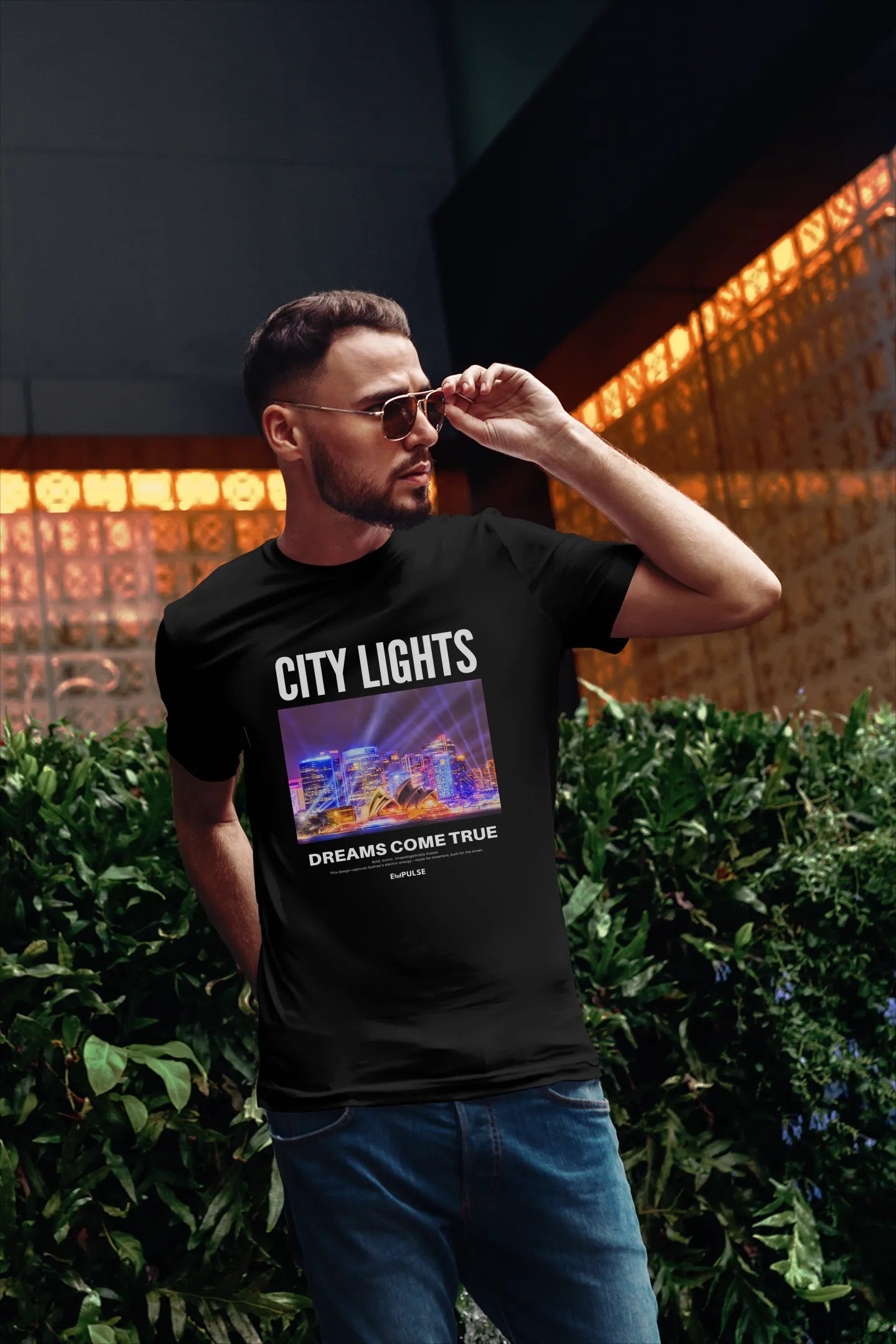 Men's staple tee - Sydney City of Lights