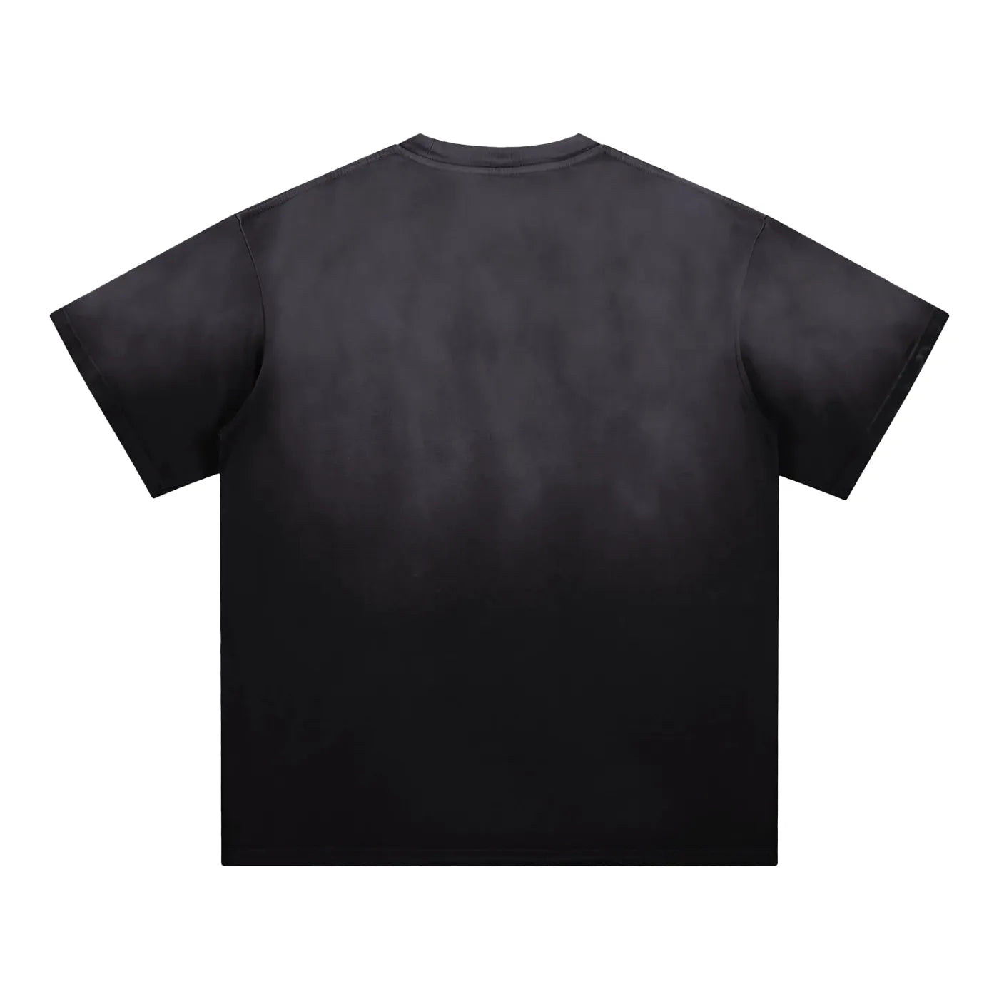 Sunfade Edge Gradient T-Shirt - Black