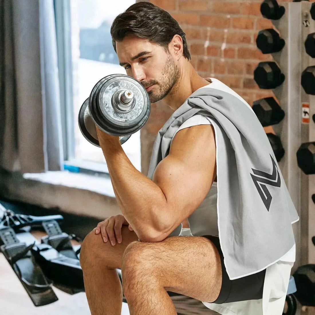Gym Towel - Carbon Cool Grey - Empulse