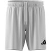 Adidas Entrada 26 Football Shorts in White, front view