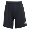 Adidas Entrada 26 Women's Football Shorts, Badge of Sport and drawcord detail