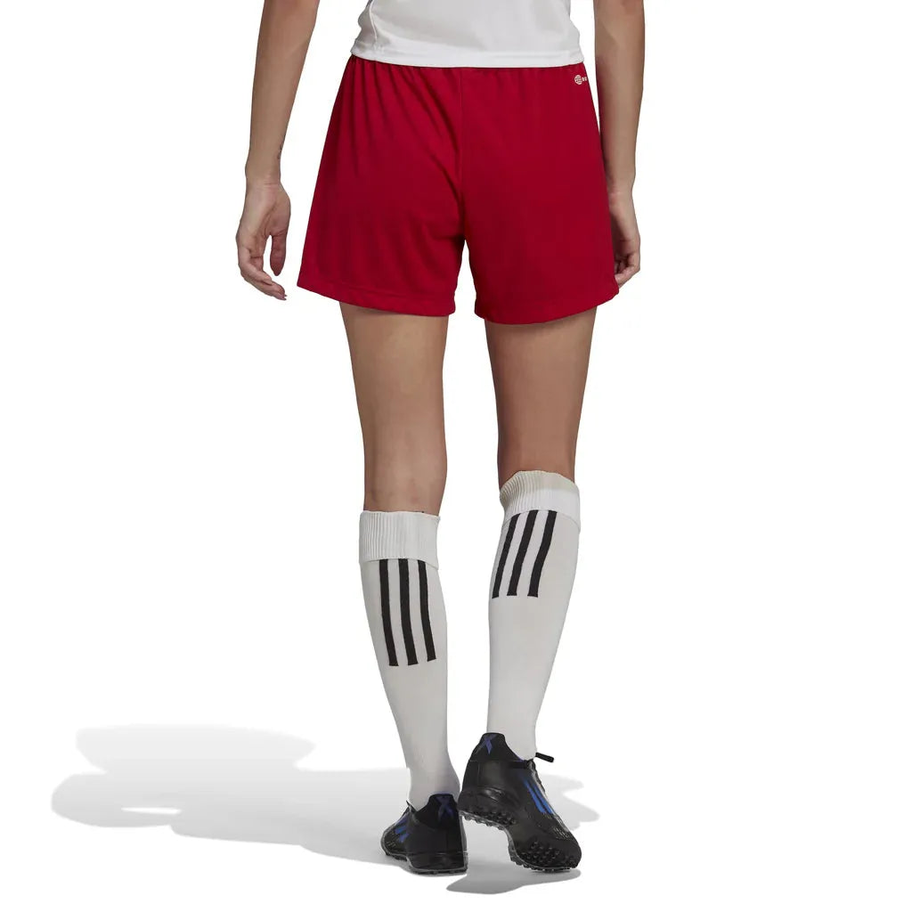 Adidas Women's Entrada 22 Shorts - Red (H57503)