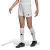 Adidas Women's Entrada 22 Shorts white, female model lifestyle side view