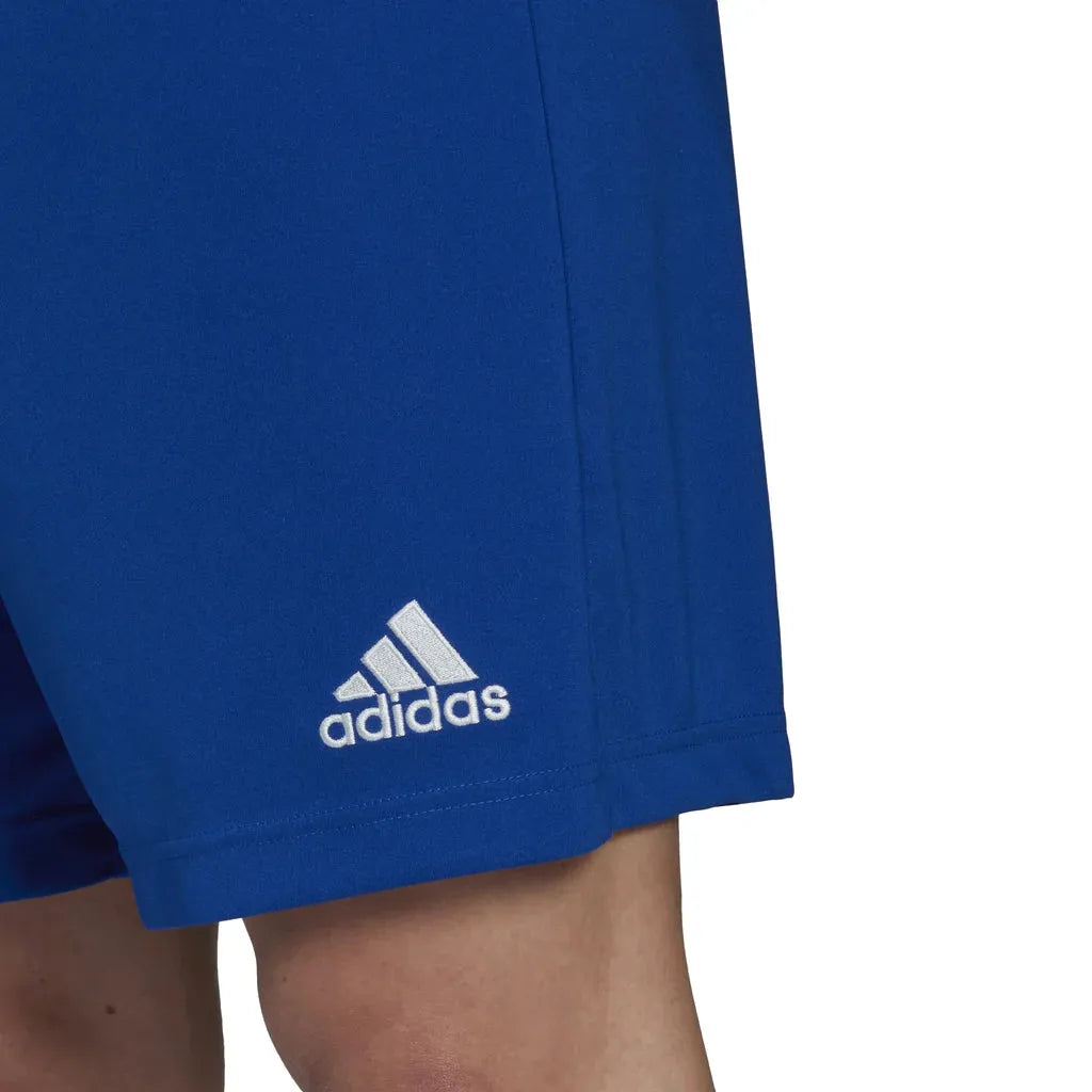 Empulse™ Adidas Entrada 22 Shorts blue adidas logo close-up