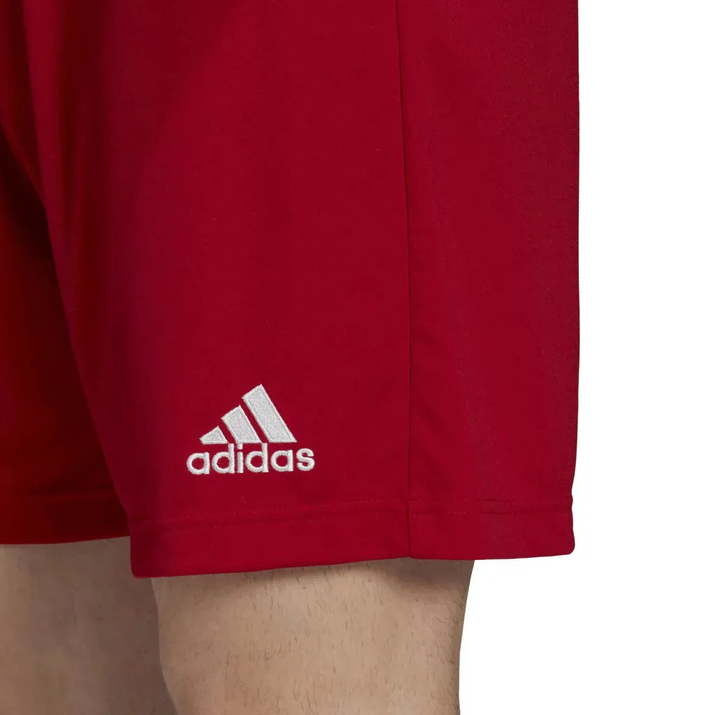 Empulse™ Adidas Entrada 22 Shorts dark red Adidas logo close-up