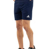 Adidas Entrada 22 Shorts navy, male model walking front view