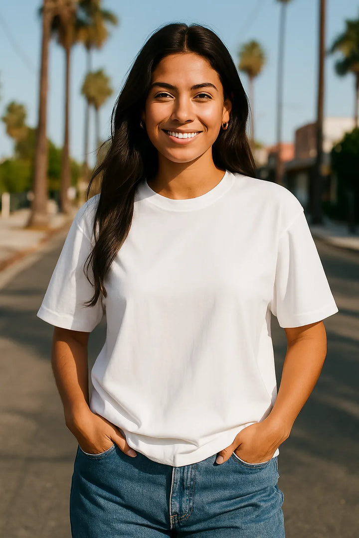 Classic Boxy Tee - White