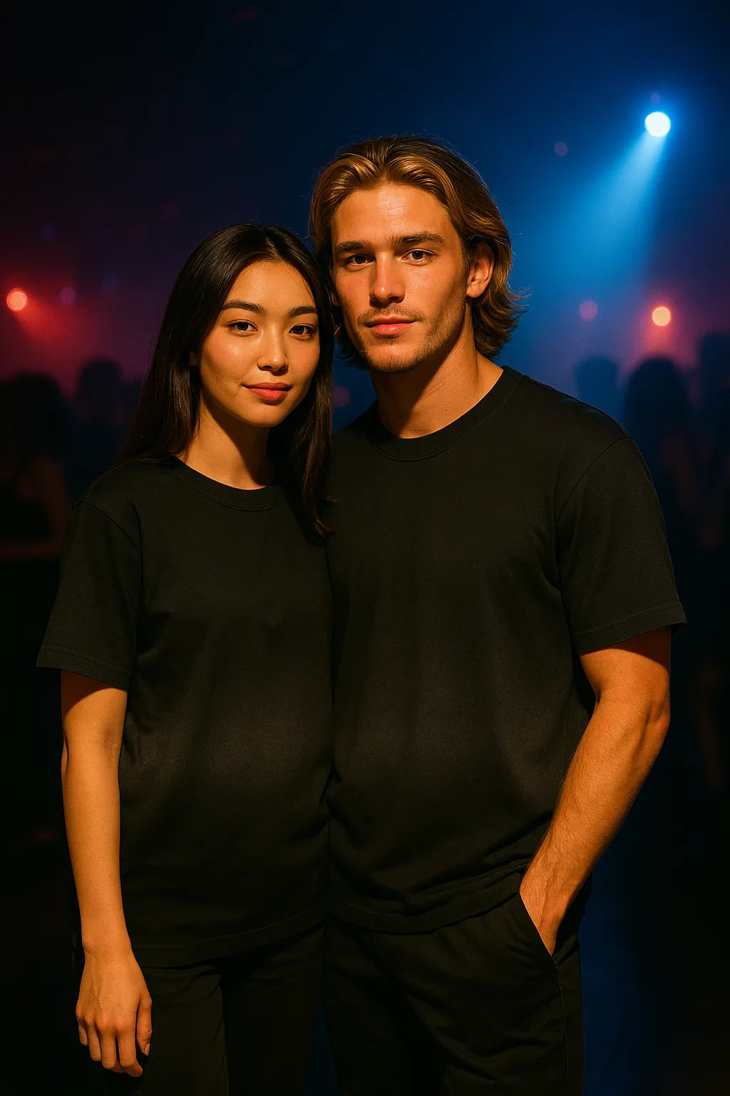 Sunfade Edge Gradient T-Shirt - Black