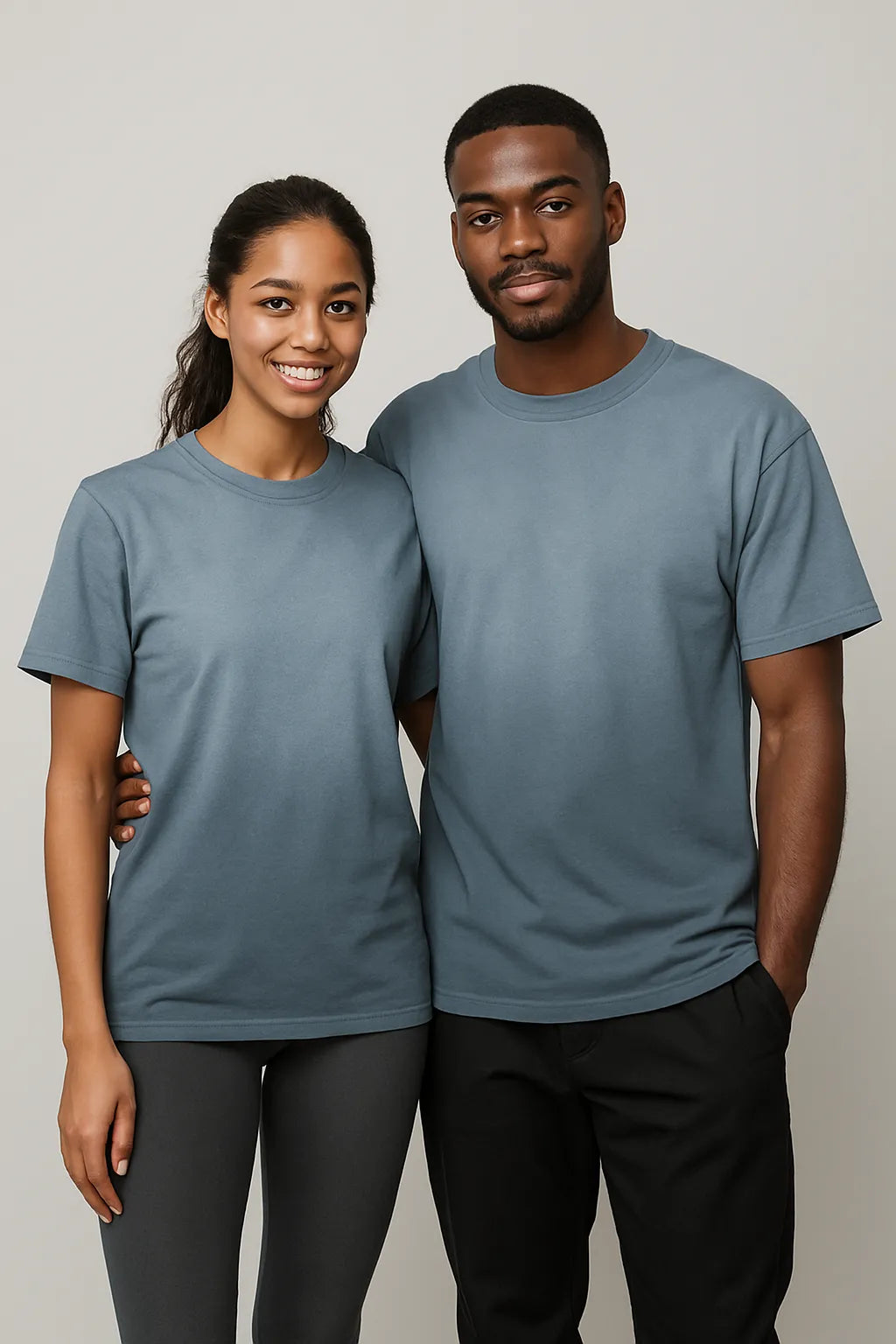 Sunfade Edge Gradient T-Shirt - Blue