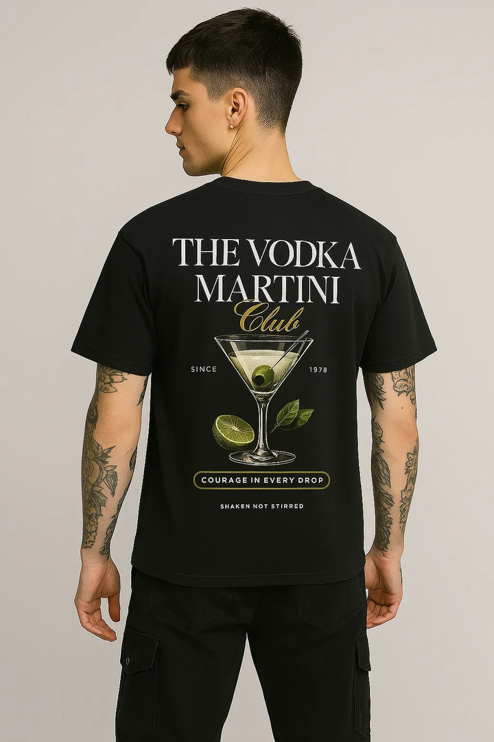 Vodka Martini Club Graphic Tee | Quick-dry Cooling Streetwear