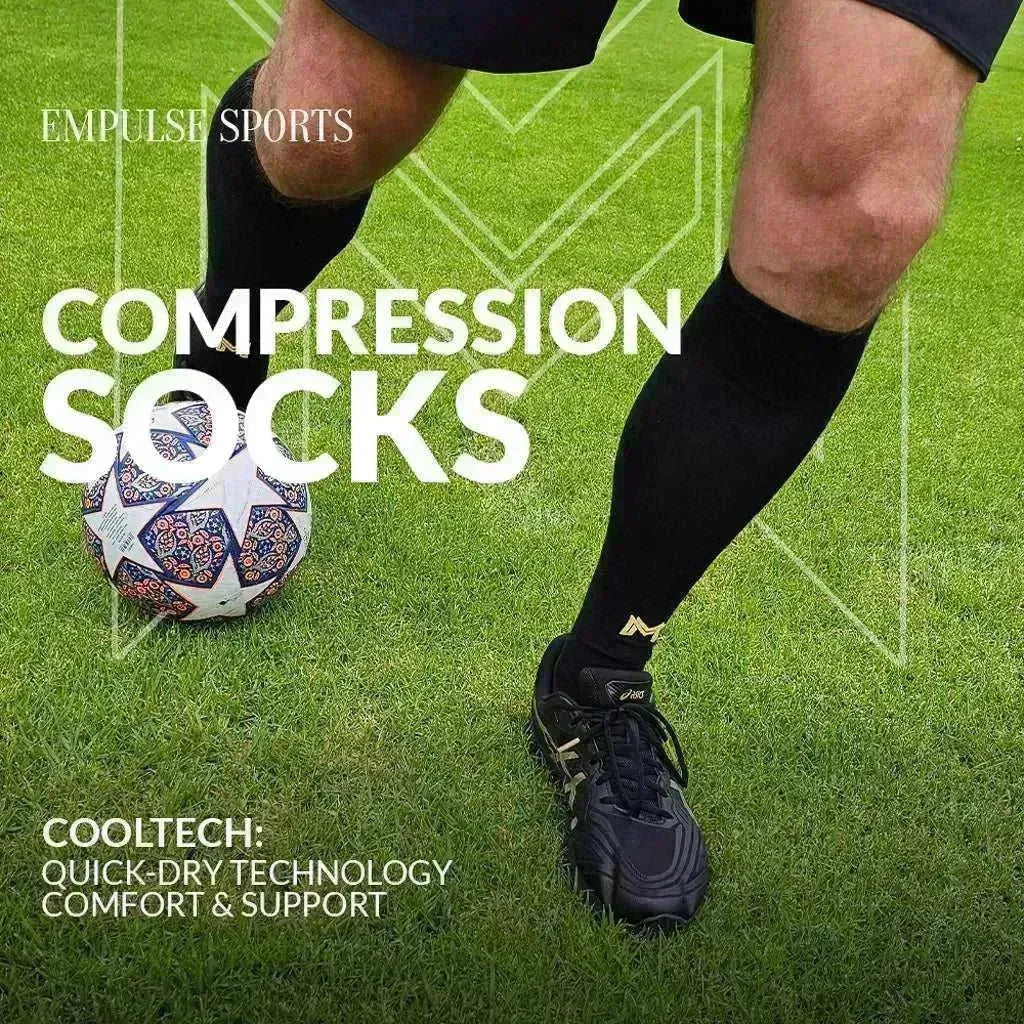 Compression Socks Black 3-6Y US - Empulse
