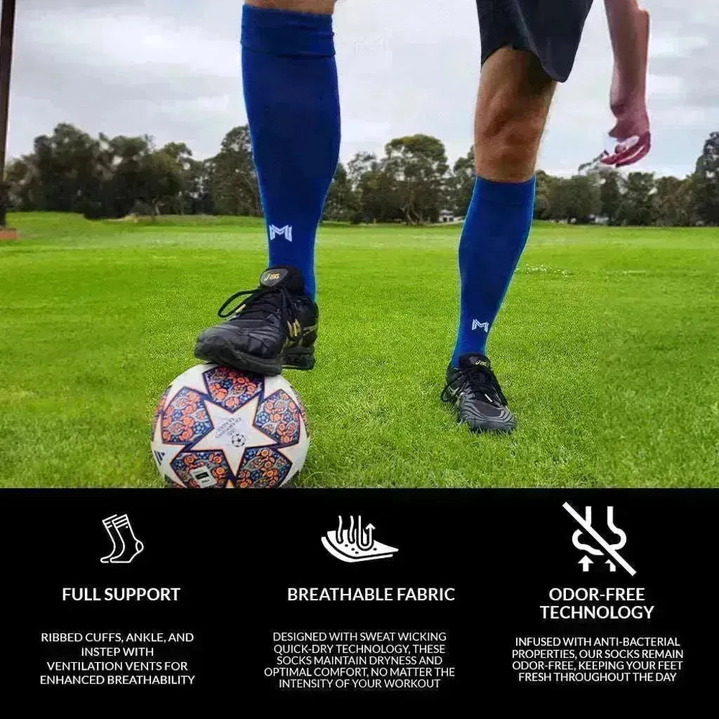 Compression Socks Blue 7-12 US - Empulse