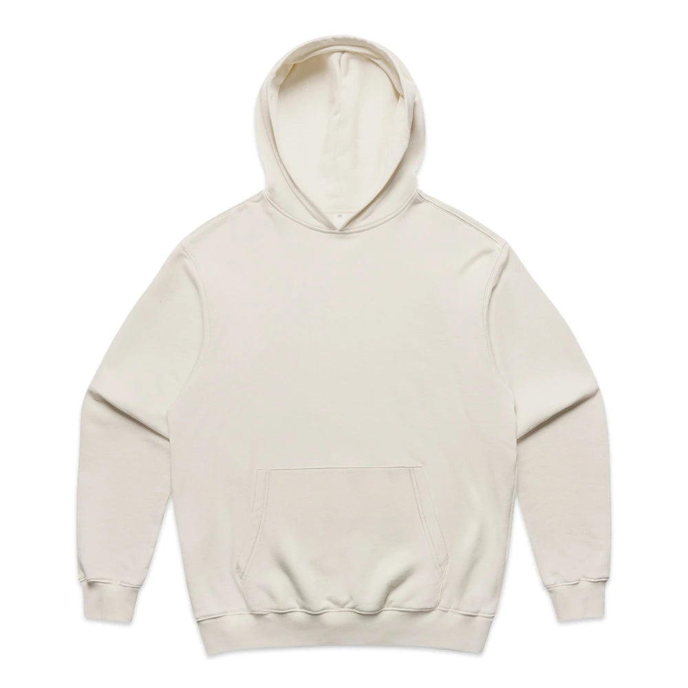 Custom Made Hoodie 5151 in Natural, front view, 500 GSM 100% cotton French terry, Empulse custom branding