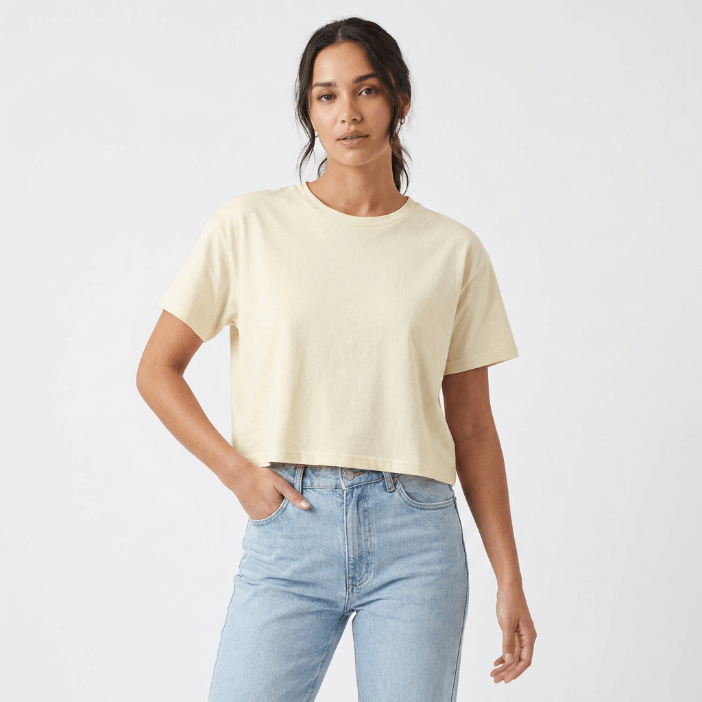 Custom Women's Crop Tee 4062