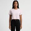 Custom Women's Crop Tee 4062 in Orchid, front view