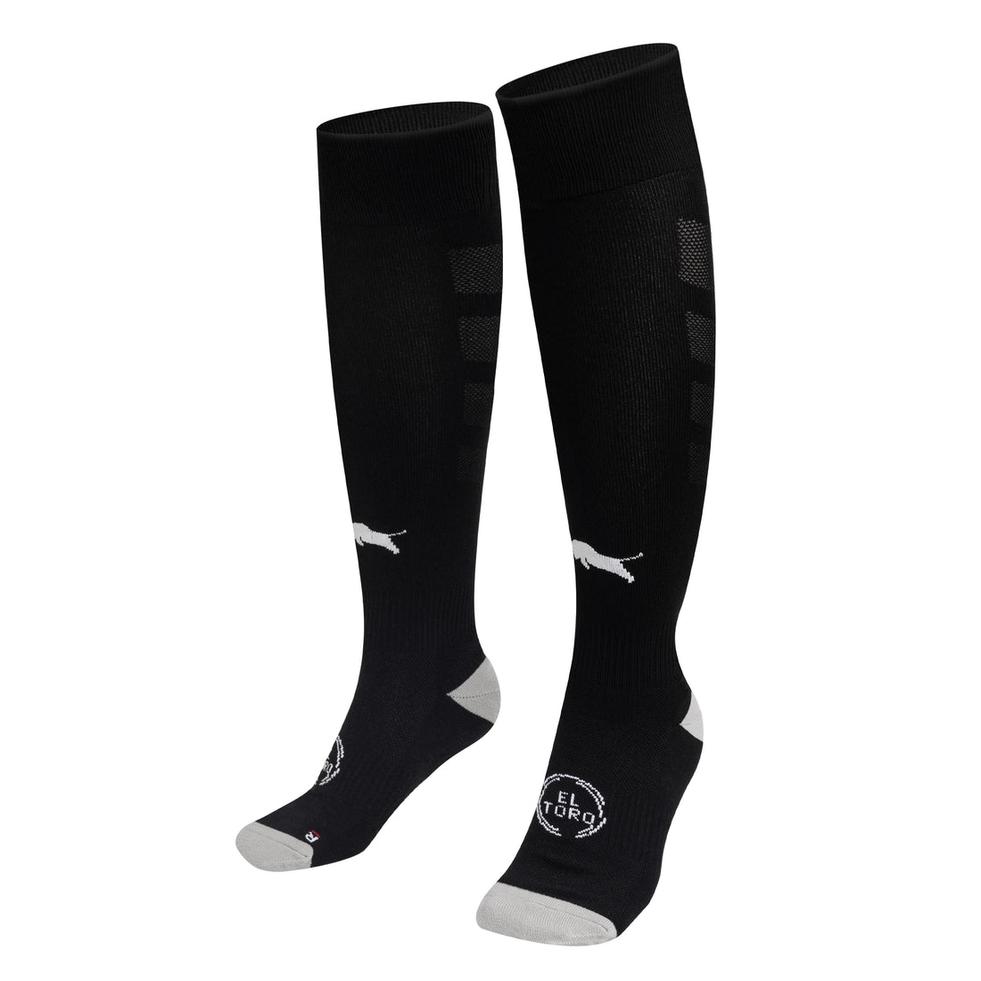 Empulse El Toro Compression Socks Black with a logo on a white background
