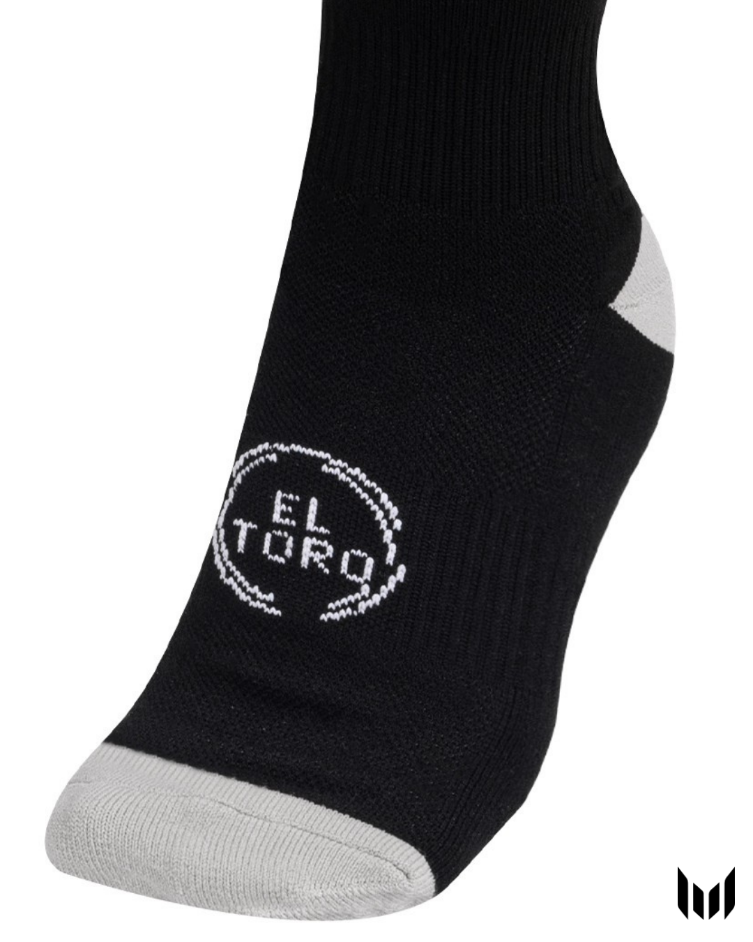 Empulse El Toro Black Compression Socks with 'El Toro' logo on a white background
