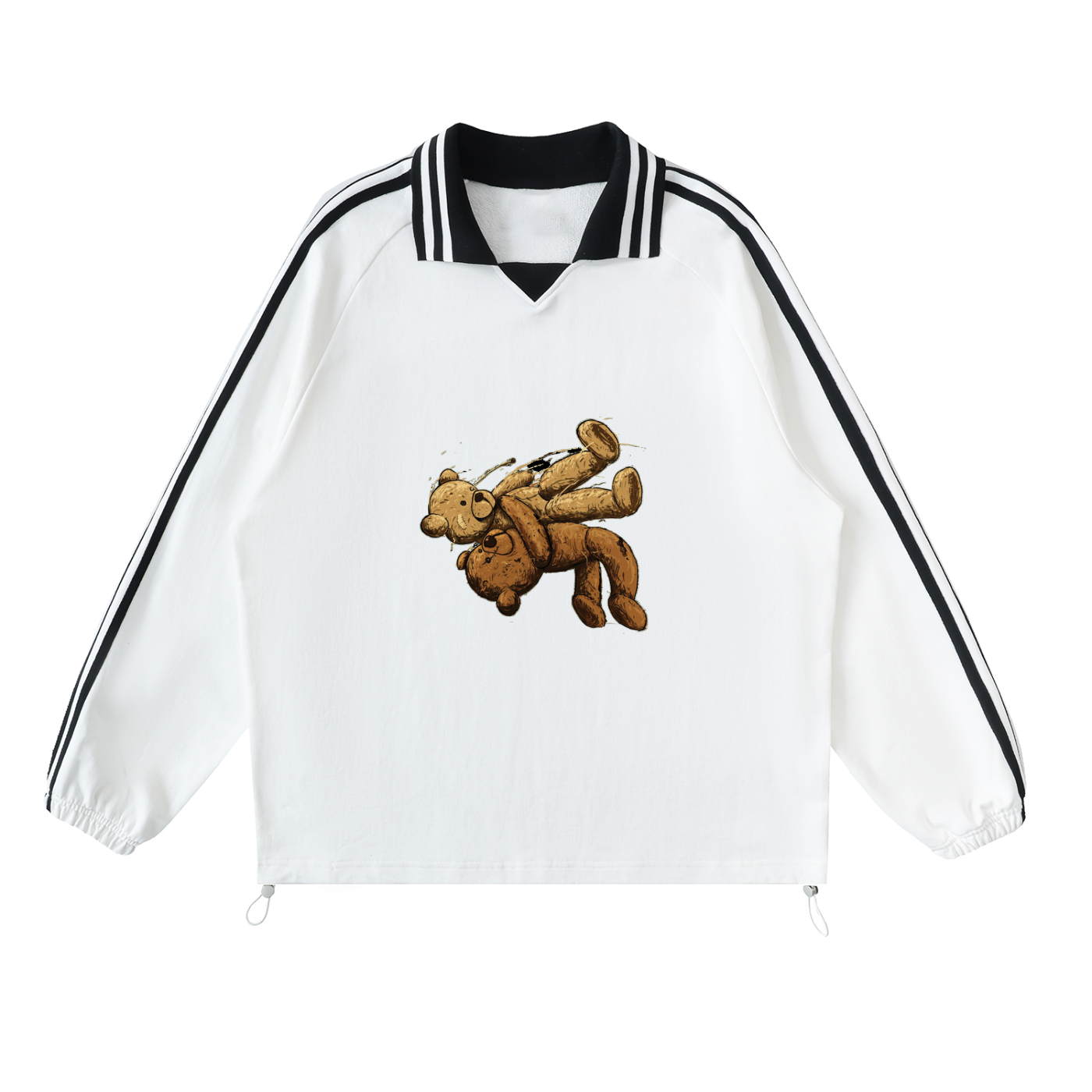 Empulse bears wresting graphic sweatshirt front flatlay