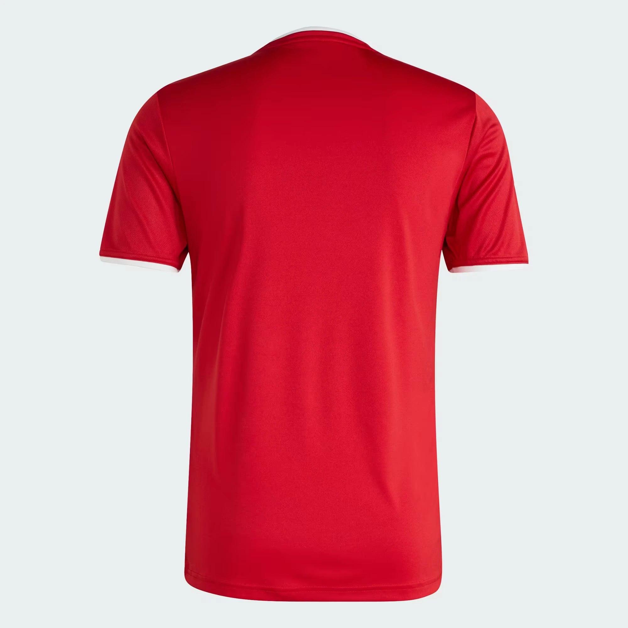 an Entrada 26 Red Jersey on a white background