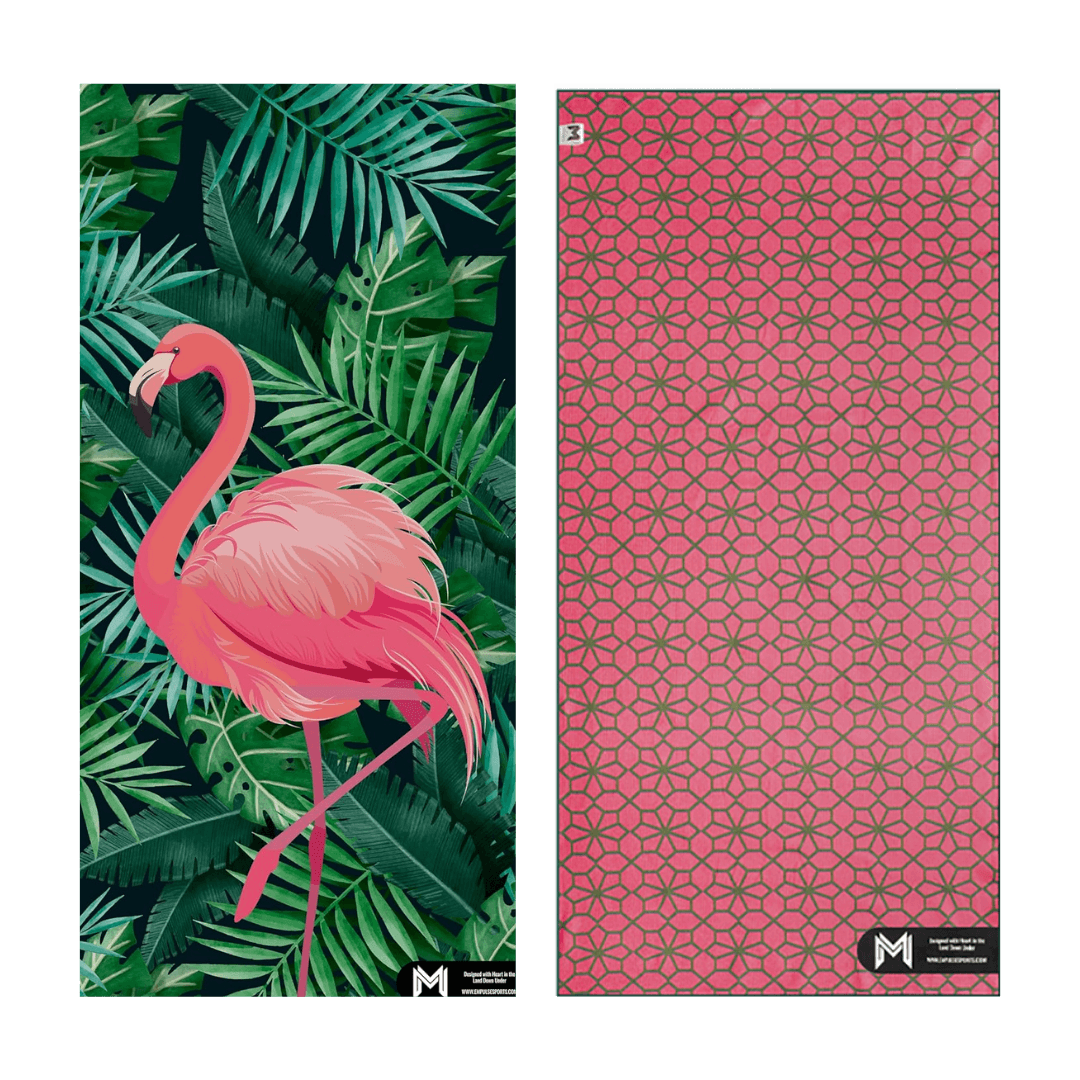 Sand-Free Beach Towel | Flamingo Elegance