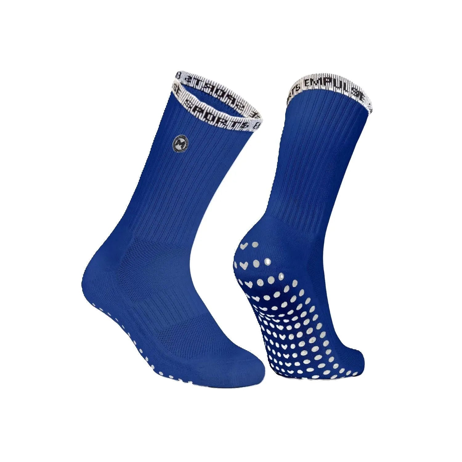 Empulse™ Grip Socks Pro Blue Flatlay Pair