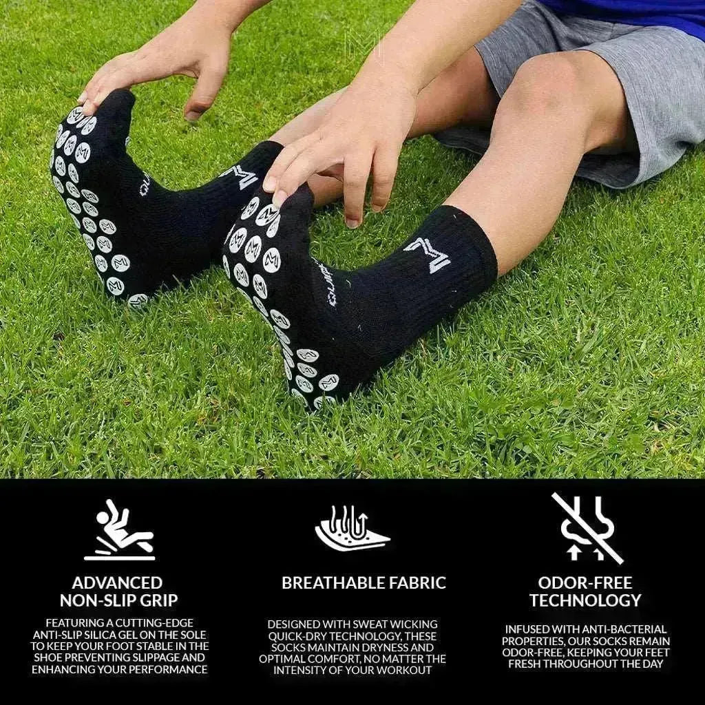 Grip Socks Elite US 3-6Y Black - Empulse