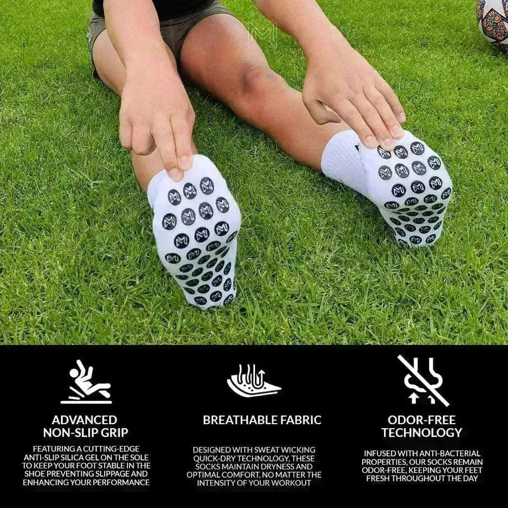 Grip Socks Elite US 3-6Y White - Empulse