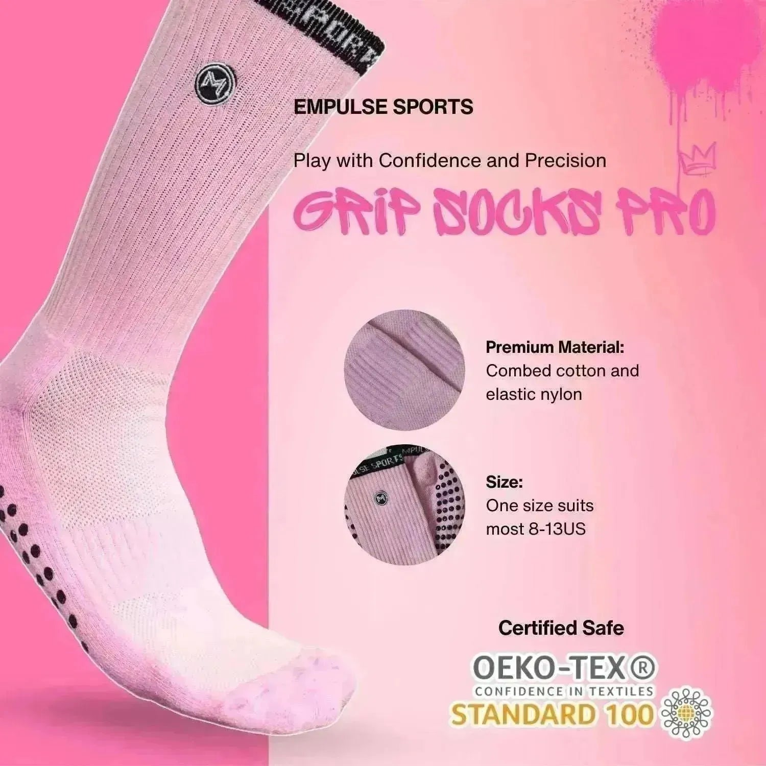 Grip Socks Pro Pink - Empulse